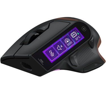 Turtle Beach Command Series MC7 draadloze 8K aanpasbare RGB-gamingmuis - Zwart, touchscreendisplay, oplaadstation, echte 8K-polling, Owl?Eye optische sensor 30K DPI, Bluetooth, optische schakelaars