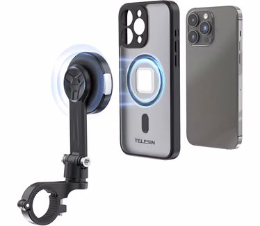 Telesin Fiets/Motor Shock Mount voor IPhone 15 Pro Max