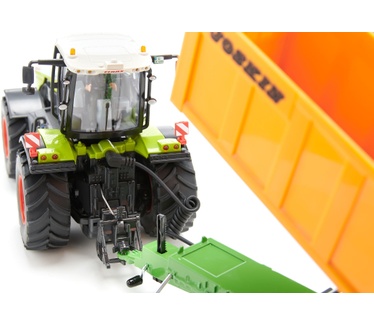 Siku Claas Xerion 5000 TRAC VC-tractor met speciale opdruk voor het 25-jarig jubileum van het model groen metaal,kunststof 1:32 op afstand bestuurbaar zonder afstandsbedieningsmodule besturing via Blu