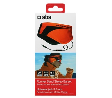 SBS TTSPORTHEADBANDO (Oranje, Zwart)