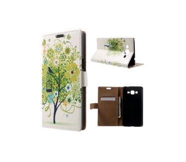 Merkloos Samsung Galaxy Grand Prime Season Tree Case Lente