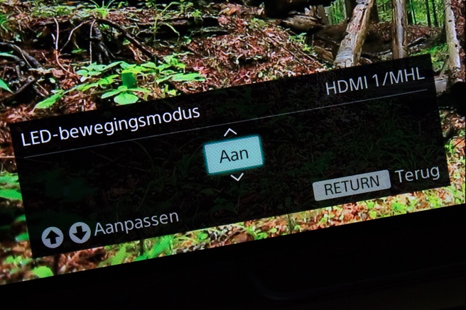 LED-bewegingsmodus