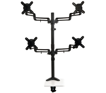 Tripp-Lite Quad Full Motion Flex Arm Desk Clamp for 13" to 27" Monitors