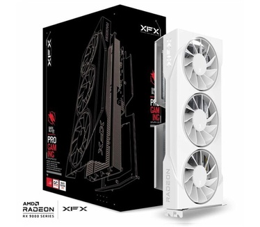 XFX Swift AMD Radeon RX 9060 XT OC White Triple Fan Gaming Edition 8GB