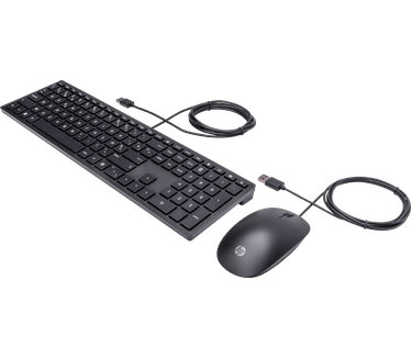 HP Pavilion Wired Keyboard and Mouse 400, Azerty BE