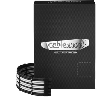 Cablemod PRO C-Series Kit AXI,HXI bk/wh (CM-PCSI-FKIT-NKKW-R)