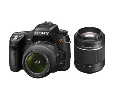 Sony Alpha DSLR-A560Y + DT 18-55mm + DT 55-200mm