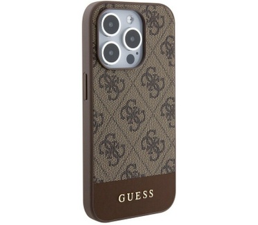 Guess 4G Stripe Back Case Apple iPhone 15 Pro Max (6.7") - Bruin Bruin