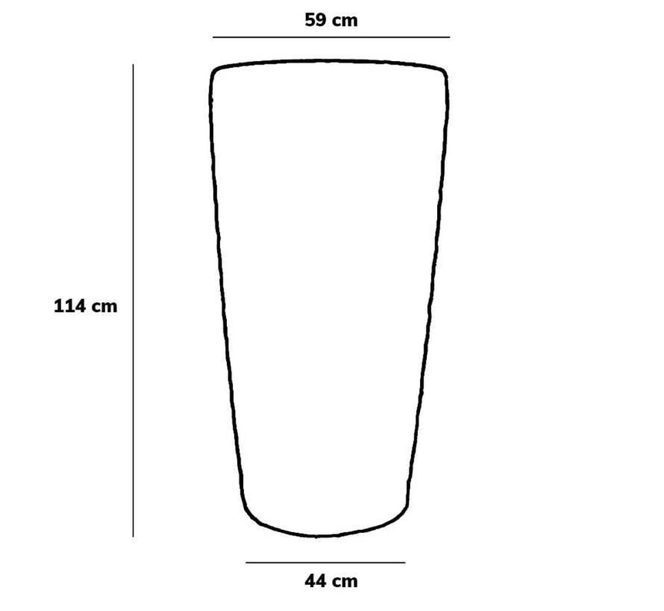 Wave regenton 240L - maten