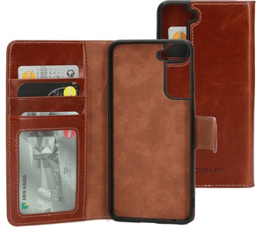 Mobiparts Excellent Wallet Case 2.0 Samsung Galaxy S21 Oaked Cognac