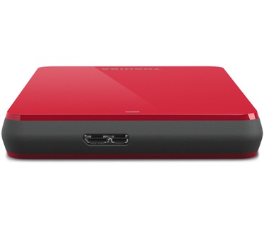Toshiba STOR.E Canvio 3.0 Portable Hard Drive 500GB Rood