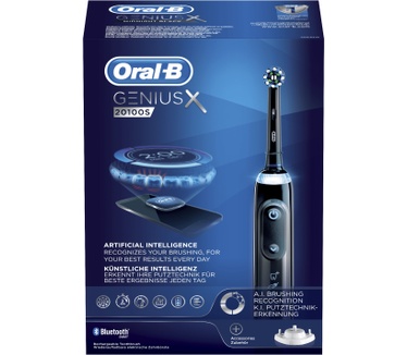 Oral-B Genius X 20100S Elektrische Tandenborstel Zwart Powered By Braun