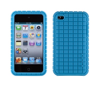 Speck iPod Touch 4 Pixel Skin (Cyan)