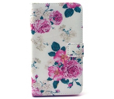Kees Portemonnee Hoesje LG G4 - Bloemen