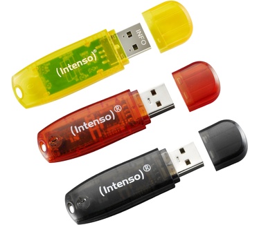 Intenso Rainbow 3x32GB Yellow/Red/Black