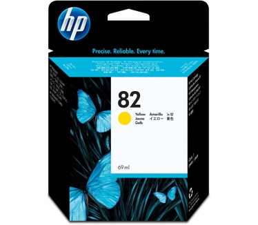 HP 82 69-ml Yellow Ink Cartridge