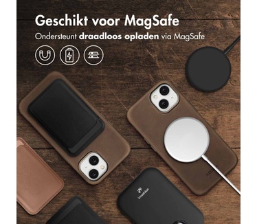 Accezz Vintage Leather Magsafe Backcover