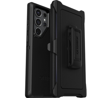 Otterbox OtterBox Defender Case voor Galaxy S23 Ultra, Schokbestendig, Valbestendig, Ultra-robuust, Beschermhoes, 4x Getest volgens Militaire Standaard, Zwart