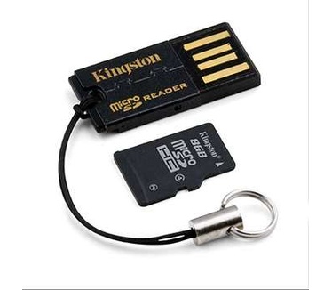 Kingston microSDHC 8GB Class 4 + MicroSD Reader Gen 2