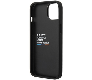 BMW M Tricolor Back Case voor Apple iPhone 14 Plus (6.7") - Grijs Grijs