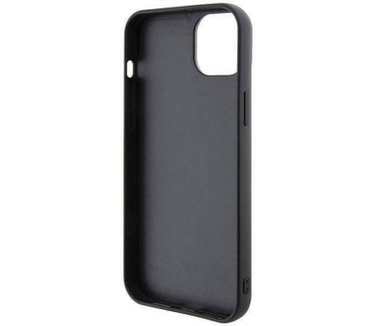 Ferrari Stitched Lines Back Case - iPhone 15 Plus (6.7") - Zwart Zwart