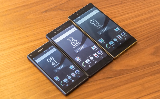 Xperia Z5-serie schermen
