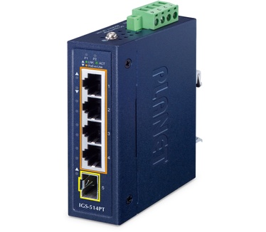 Planet IP30 Compact size 4-Port IGS-514PT