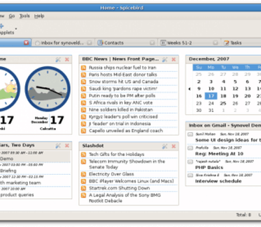 Spicebird screenshot (410 pix)