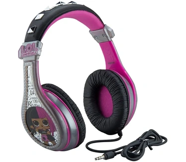 KIDdesigns eKids L.O.L. Surprise Headphones for kids with Volumeregeling Aan protect hearing