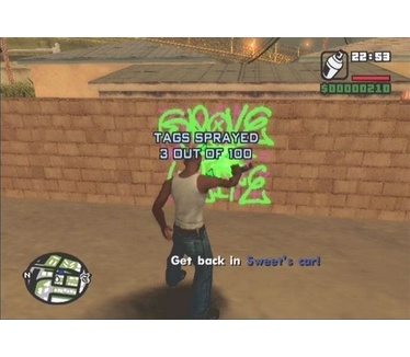 Grand Theft Auto San Andreas (Platinum), PlayStation 2 (Windows)