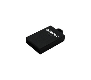 Pretec 4GB USB 2.0 Flash Disk Drive, Pretec i-Disk Elite Black