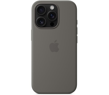 Apple Siliconen Back Cover met MagSafe - iPhone 16 Pro Grijs