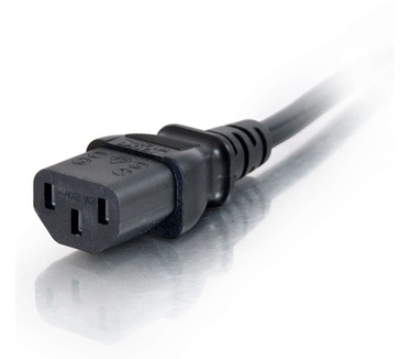 CablesToGo 3m 16 AWG Europese voedingskabel (IEC320C13 naar CEE7/7)