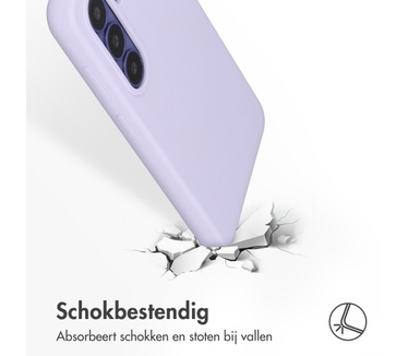 Accezz Liquid Silicone Backcover met MagSafe Samsung Galaxy S26 Plus - Paars