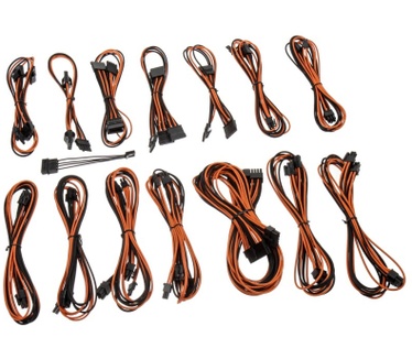 Cablemod CM-Series VS Cable Kit Zwart/Oranje Oranje, Zwart