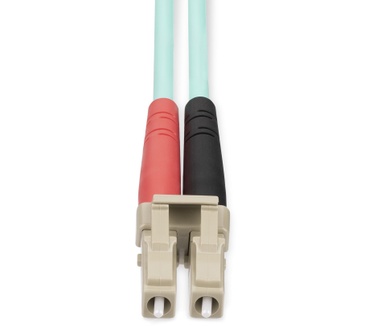 Startech.com 20m LC/UPC naar LC/UPC OM4 Multimode Glasvezel Kabel, 50/125µm LOMMF/VCSEL Zipcord Fiber, 100G Netwerken, Low Insertion Loss, LSZH Glasvezel Patchkabel