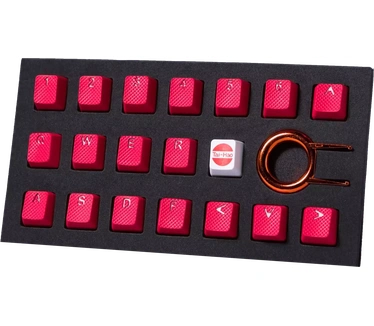 Tai-Hao - Gaming Keycaps voor Mechanisch Toetsenbord - Rood - 18st.