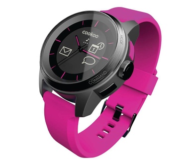 Cookoo watch - Roze (Apple, Samsung iPad (najaar 2012), iPad Mini, iPhone 4(S), iPhone 5)