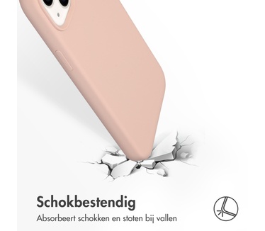 Accezz Liquid Silicone Backcover iPhone 14 Plus - Roze