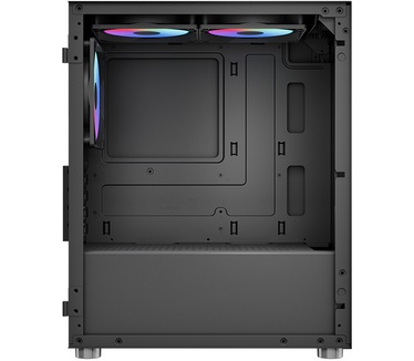 Aerocool CS-111, 3x 120mm FRGB fan, Zwart