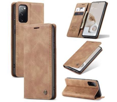 Caseme Samsung Galaxy S20 FE Retro Wallet Case - Bruin