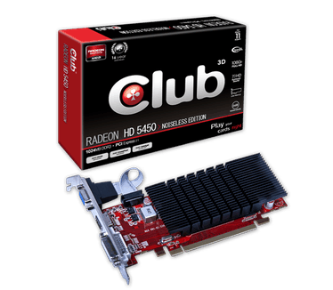 Club3D HD 5450 1Gb Noiseless Edition LP
