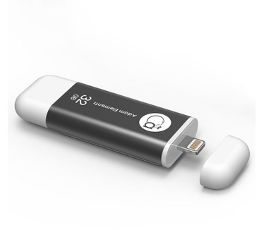 Integral INFD32GIKLIPS-GY3.0 Aluminium-Pendrive 16GB USB 3.0-Anschluss MFi grau 32GB