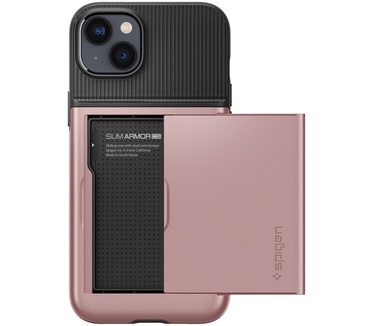 Spigen iPhone 6.7In Slim Armor Rose Gold Roze
