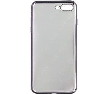 Guess 4G 2017 Soft TPU Case - Apple iPhone 7 Plus (5.5") - Black/Gun Metal