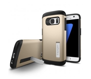 Spigen Slim Armor Samsung Galaxy S7 Case - 555CS20014 - Gold