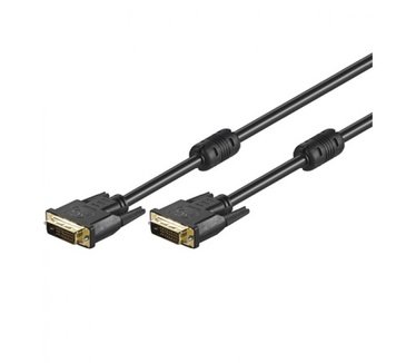 Techly Dual Link DVI Digital (DVI-D) with Ferrite 5 m ICOC DVI-8150F