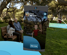 Facebook Spaces voor Oculus Rift met live video
