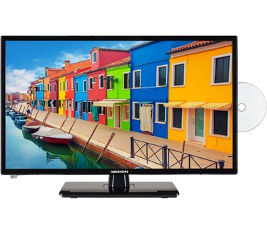 Medion Life ® E12413 23,6" FULL HD LED TV incl. DVD-speler Zwart
