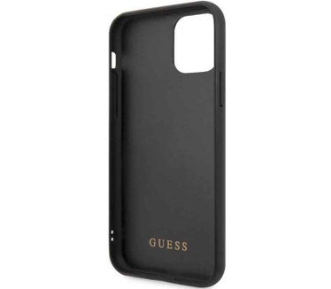Guess Marble Glitter Hard Case - Apple iPhone 11 (6.1'') - Wit  Wit